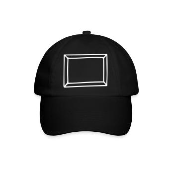 Rahmen - Baseballkappe - Schwarz/Schwarz - Vorne