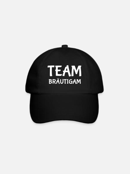 Team Bräutigam - Baseballkappe - Schwarz/Schwarz