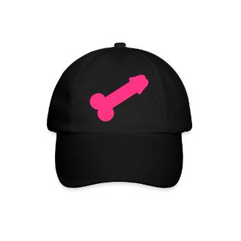Dick - Cock - Baseballkappe - Schwarz/Schwarz - Vorne
