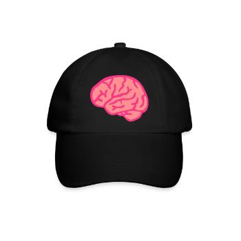 Gehirn Gehirn gehirn Hjerne cervello 111 - Baseballkappe - Schwarz/Schwarz - Vorne