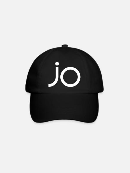 jo - Baseballkappe - Schwarz/Schwarz