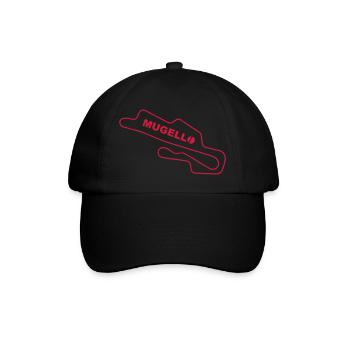 Race Mugello - Baseballkappe - Schwarz/Schwarz - Vorne