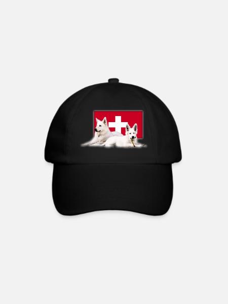 Schweizer Schäferhund - Baseballkappe - Schwarz/Schwarz