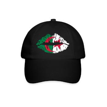 Algerien - Baseballkappe - Schwarz/Schwarz - Vorne