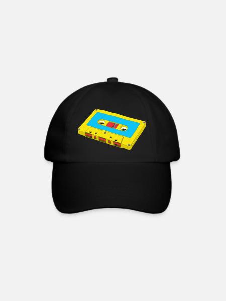 Kompaktkassette - Baseballkappe - Schwarz/Schwarz