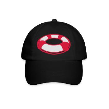 Schlamm Rettungsboje boje BoA1 - Baseballkappe - Schwarz/Schwarz - Vorne