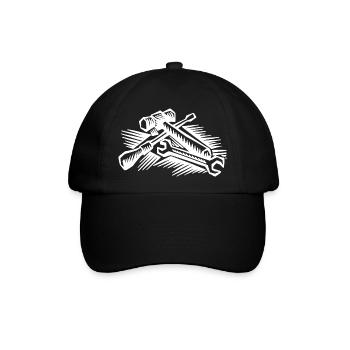 Werkzeug - Baseballkappe - Schwarz/Schwarz - Vorne