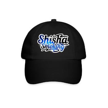 Shisha smoking - Baseballkappe - Schwarz/Schwarz - Vorne