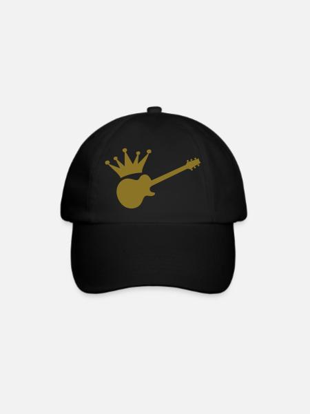 Guitar ! - Baseballkappe - Schwarz/Schwarz