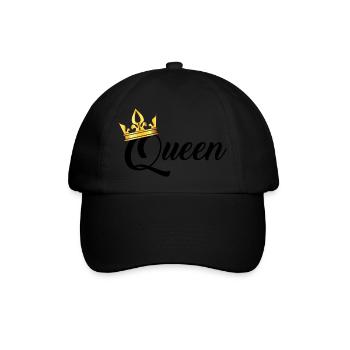 Queen - Baseballkappe - Schwarz/Schwarz - Vorne