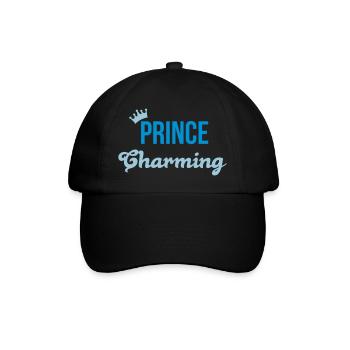 Prince - Baseballkappe - Schwarz/Schwarz - Vorne
