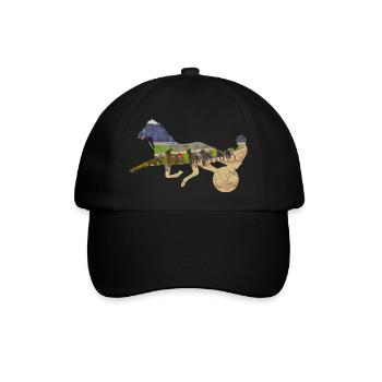 Traber Pferderennen - Baseballkappe - Schwarz/Schwarz - Vorne