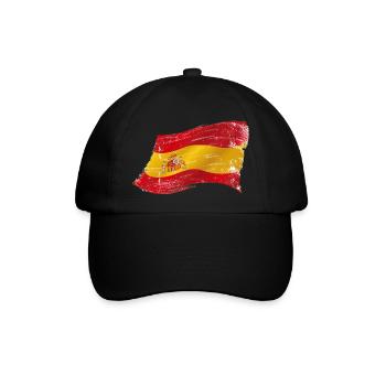 Bandera España ✅ Spanische Flagge ✔ - Baseballkappe - Schwarz/Schwarz - Vorne