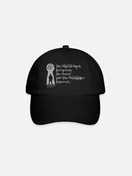 der Mann in Schwarz - Baseballkappe - Schwarz/Schwarz