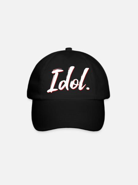 Idol neu - Baseballkappe - Schwarz/Schwarz