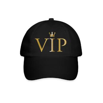 VIP - Baseballkappe - Schwarz/Schwarz - Vorne