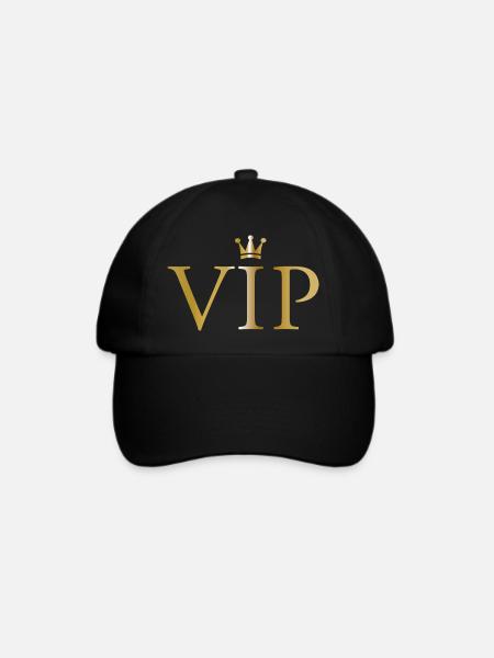 VIP - Baseballkappe - Schwarz/Schwarz