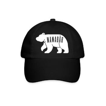 Bär Bären - Baseballkappe - Schwarz/Schwarz - Vorne