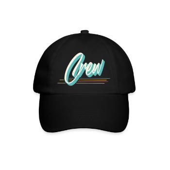 Crew Team Squad - Baseballkappe - Schwarz/Schwarz - Vorne