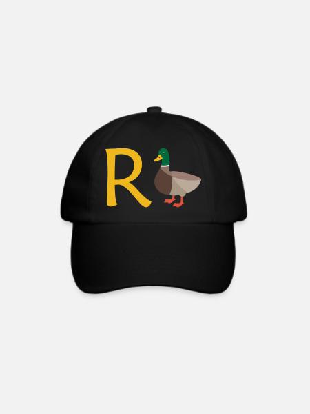 Rente Ente Ruhestand Pension Frührente Geschenk - Baseballkappe - Schwarz/Schwarz