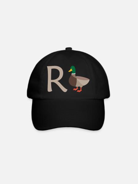 Rente Ente Ruhestand Pension Frührente Geschenk - Baseballkappe - Schwarz/Schwarz