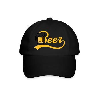 Krug Beer - Baseballkappe - Schwarz/Schwarz - Vorne