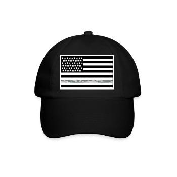 U.S. Flag Luftwaffe - Baseballkappe - Schwarz/Schwarz - Vorne