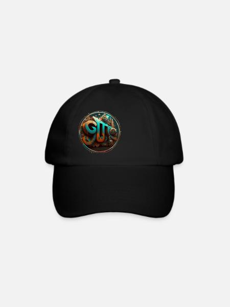 "Sci-fi" Graffiti Theme 3 - Baseballkappe - Schwarz/Schwarz