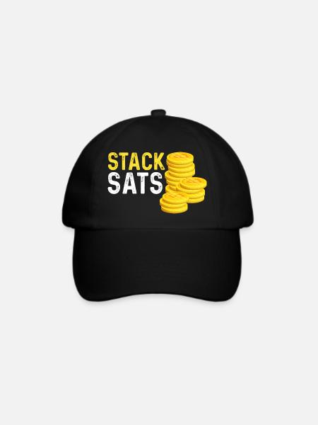 Stack sats - Baseballkappe - Schwarz/Schwarz