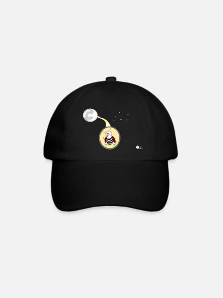 Maikäfers Sehnsucht nach dem Mond - Baseballkappe - Schwarz/Schwarz