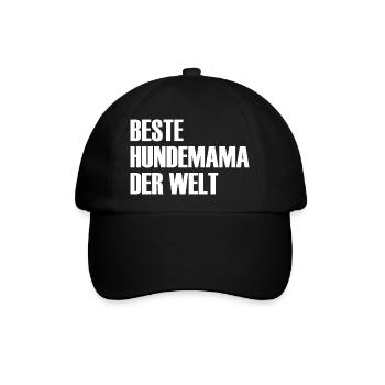 Hund Dog - Baseballkappe - Schwarz/Schwarz - Vorne