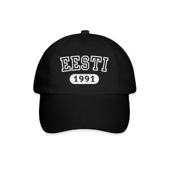 Estland Estland 1991 - Baseballkappe - Schwarz/Schwarz - Vorne