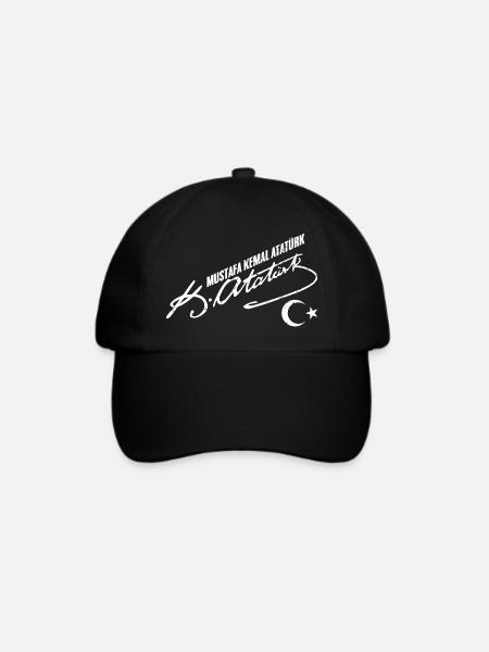 Awesome Türkiye Mustafa Kemal Atatürk With Ataturk - Baseballkappe - Schwarz/Schwarz