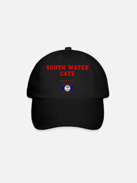 South Water Belize - Baseballkappe - Schwarz/Schwarz