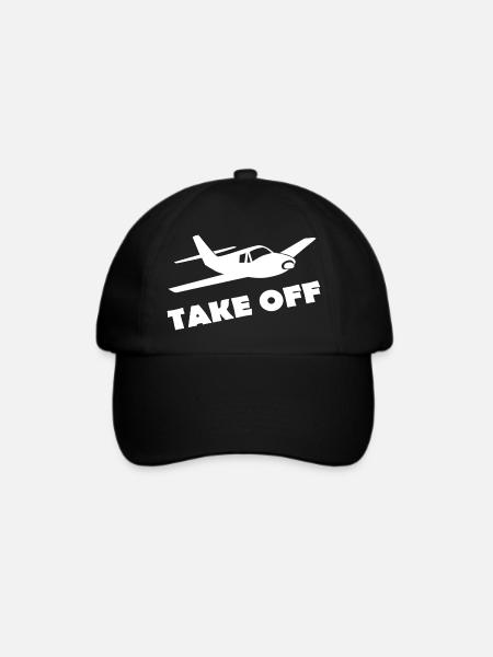 TAKE OFF - Baseballkappe - Schwarz/Schwarz