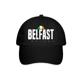 Belfast - Baseballkappe - Schwarz/Schwarz - Vorne