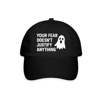 Your Fear - Baseballkappe - Schwarz/Schwarz - Vorne
