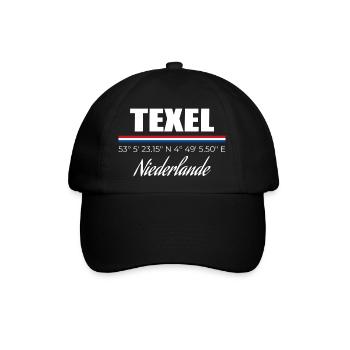 Texel - Baseballkappe - Schwarz/Schwarz - Vorne