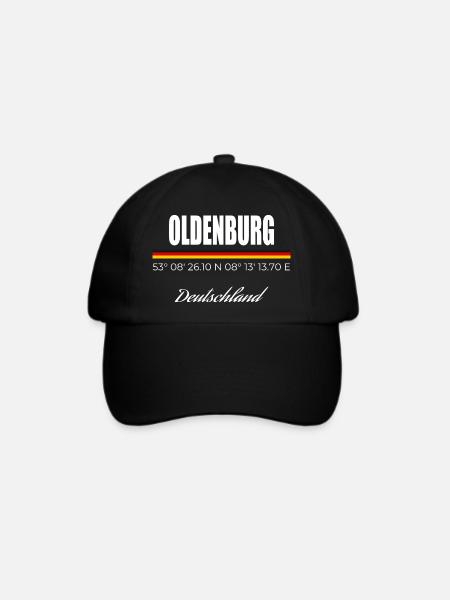 Oldenburg - Baseballkappe - Schwarz/Schwarz