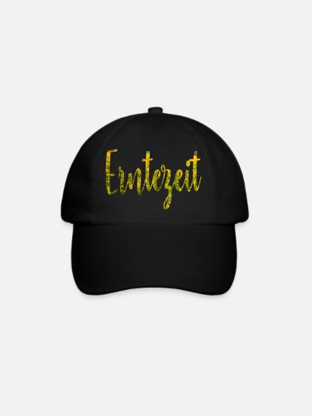 Ernte - Baseballkappe - Schwarz/Schwarz