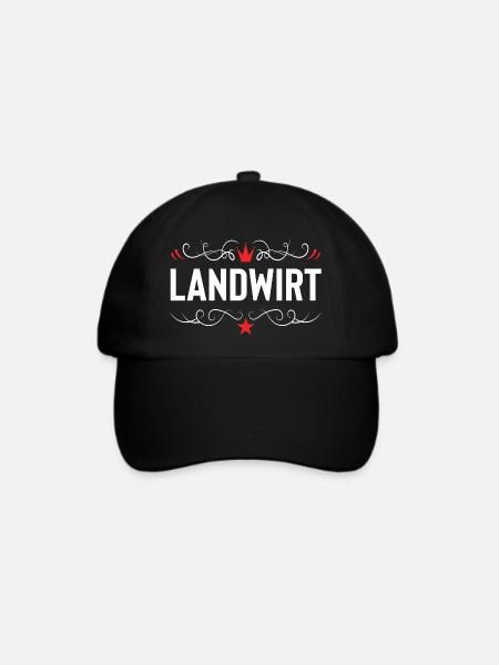 Landwirt Beruf - Baseballkappe - Schwarz/Schwarz