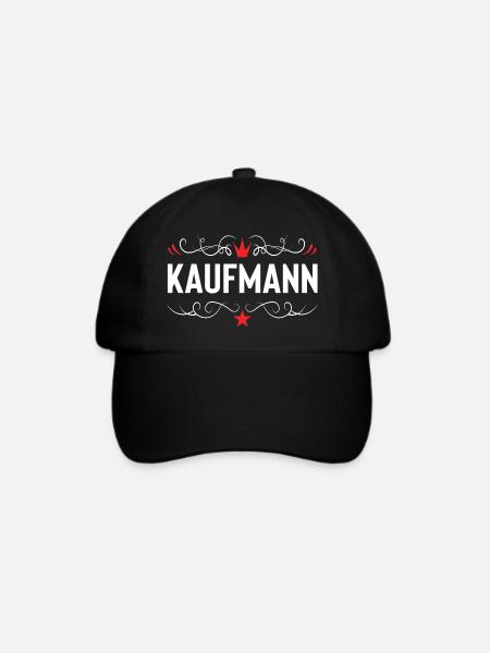 Kaufmann Beruf - Baseballkappe - Schwarz/Schwarz