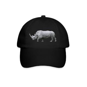 Rhinozeros - Baseballkappe - Schwarz/Schwarz - Vorne