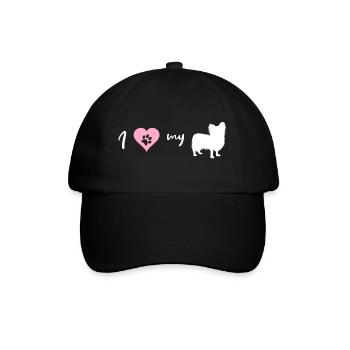Papillon - Baseballkappe - Schwarz/Schwarz - Vorne