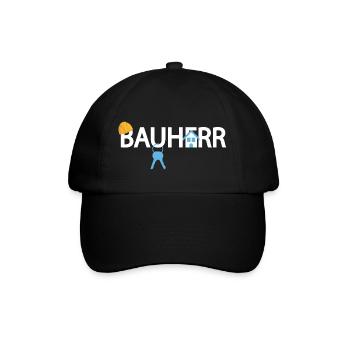 Bauherr - Baseballkappe - Schwarz/Schwarz - Vorne