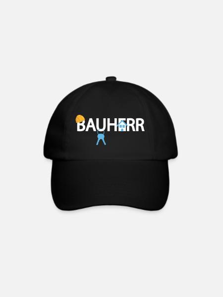 Bauherr - Baseballkappe - Schwarz/Schwarz