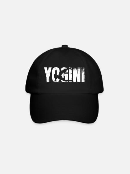 Yogini - Baseballkappe - Schwarz/Schwarz