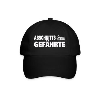 ABSCHNITTSGEFÄHRTE - Baseballkappe - Schwarz/Schwarz - Vorne