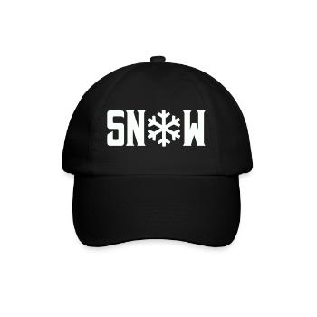 Snow - Baseballkappe - Schwarz/Schwarz - Vorne