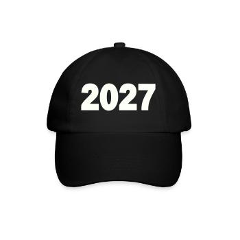 2027 - Baseballkappe - Schwarz/Schwarz - Vorne